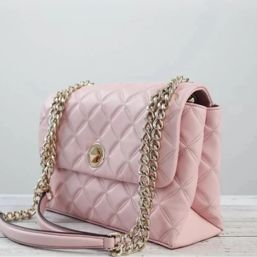 Kate Spade Blush Quilted Shoulder Bag - Picture 4 of 9